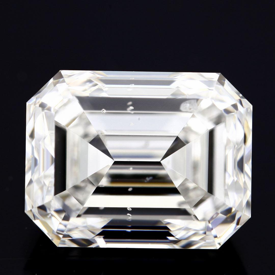 1.01 Carat G-SI2 Ideal Emerald Diamond Image 1