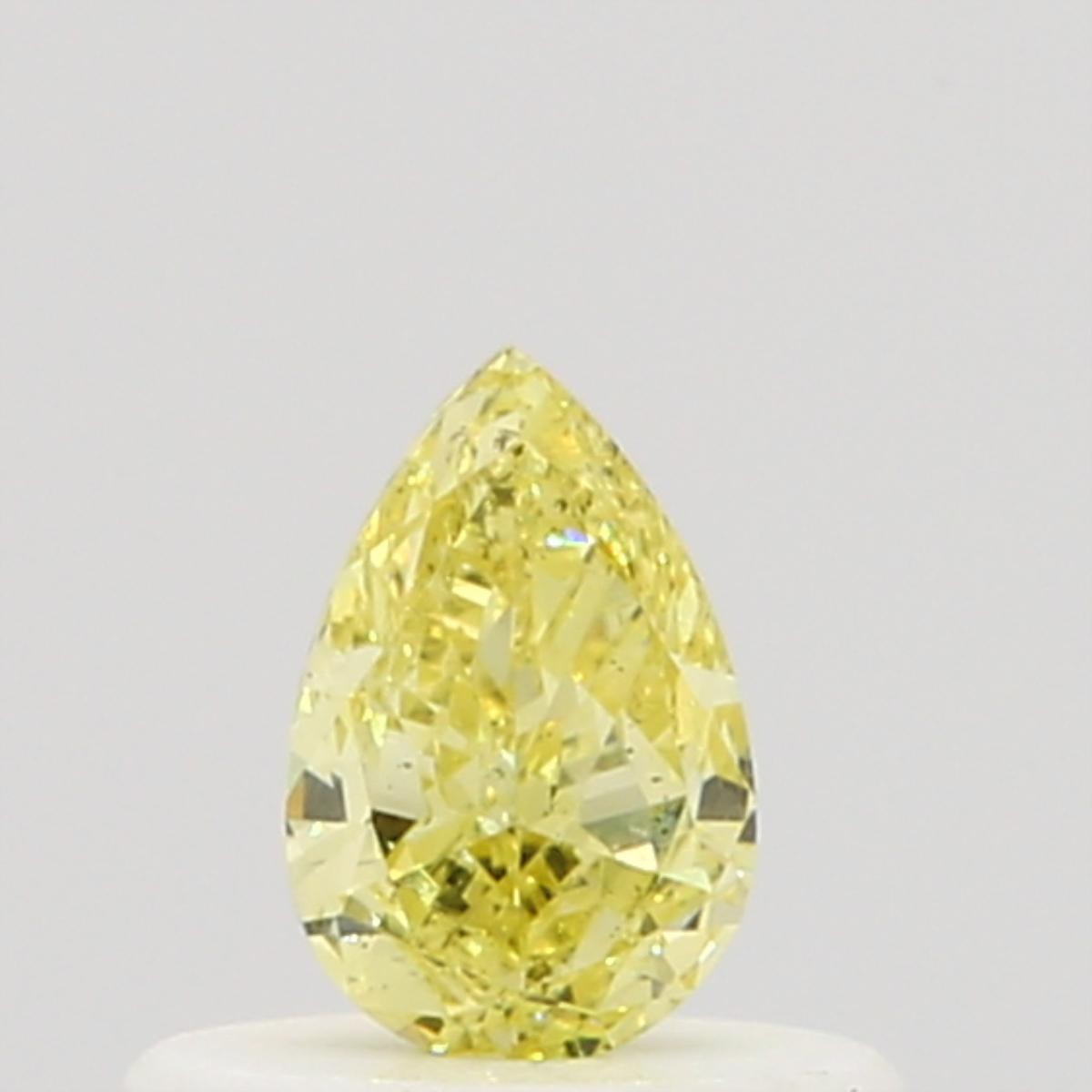 0.34 Carat Pear Cut Natural Diamond