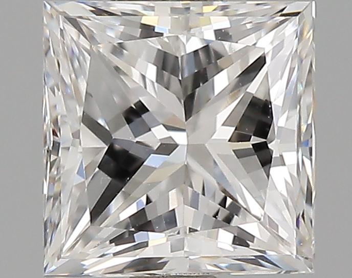 1.01 Carat E-VVS2 Excellent Princess Diamond Image 1