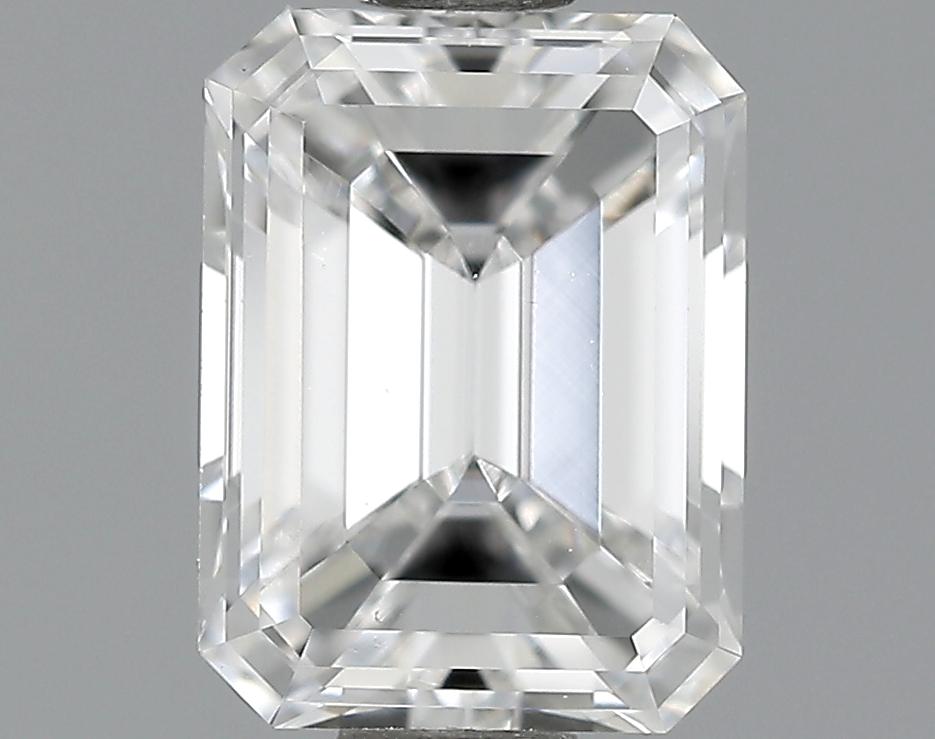 1.02 Carat D-VS1 Ideal Emerald Diamond Image 1