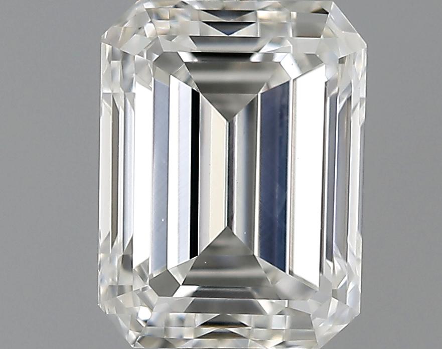 1.01 Carat H-SI1 Ideal Emerald Diamond Image 1