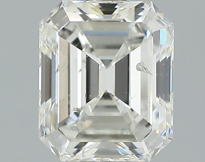 1.02 Carat I-SI2 Ideal Emerald Diamond Image 