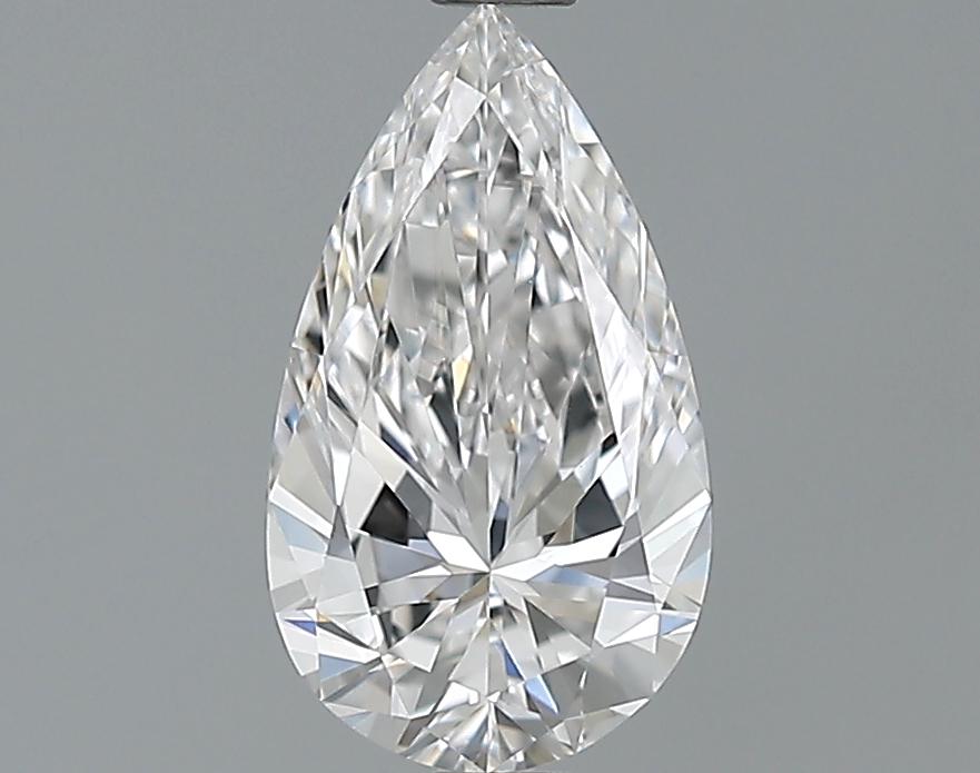 1.00 Carat D-VVS2 Ideal Pear Diamond Image 1