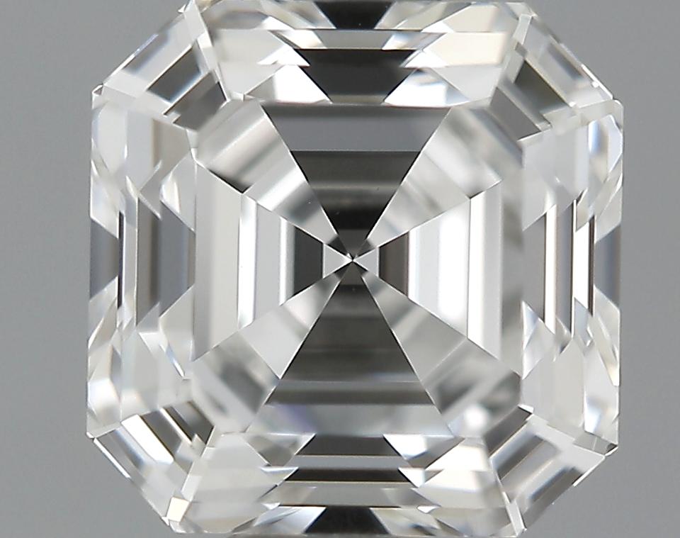 1.01 Carat E-VVS2 Ideal Asscher Diamond Image 