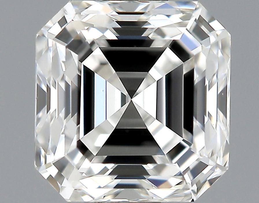 1.01 Carat G-VVS2 Ideal Asscher Diamond Image 1