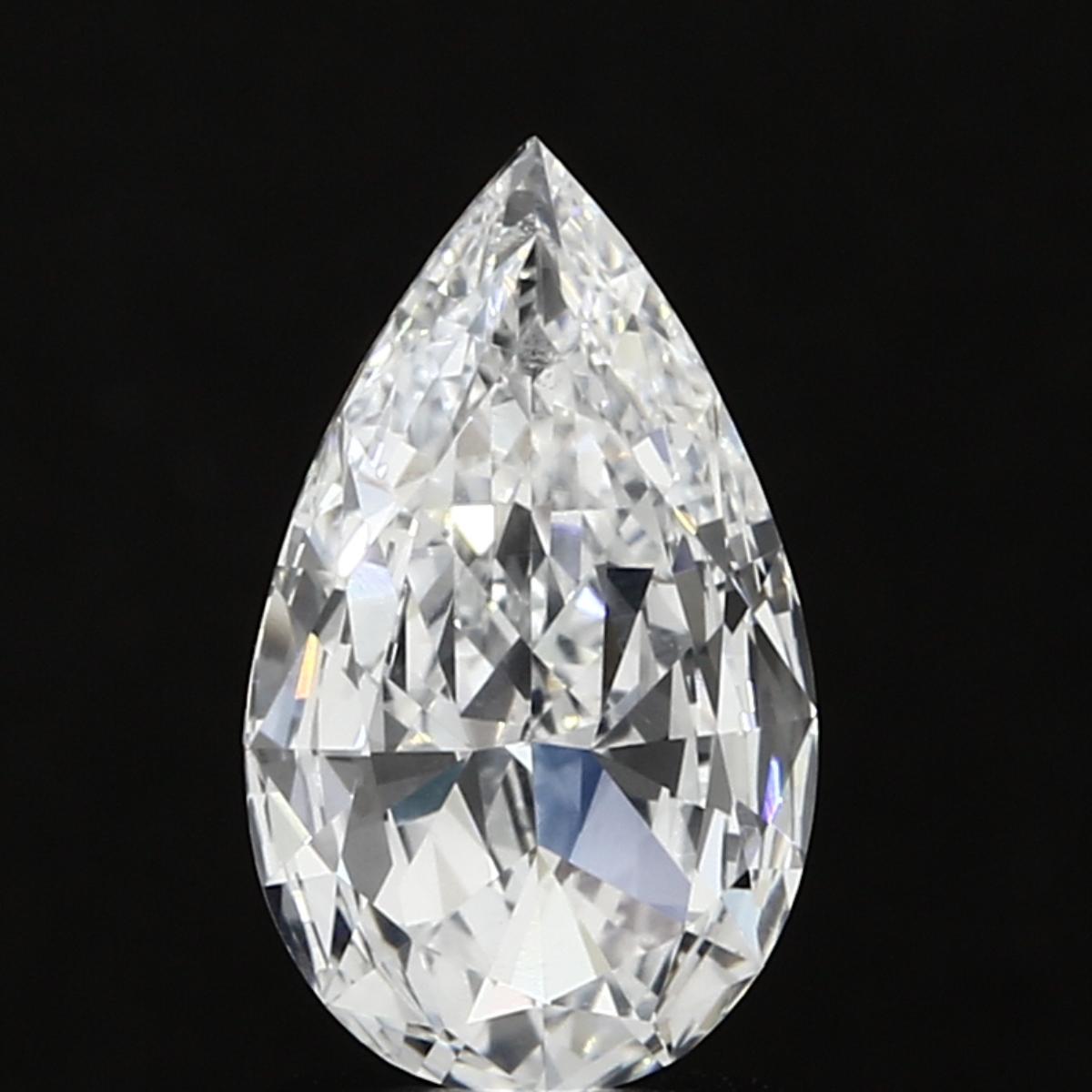 1.01 Carat D-VS1 Excellent Pear Diamond Image 1